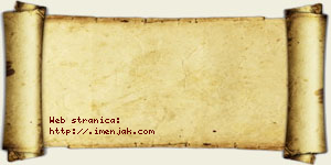 Andrijana Bjelić vizit kartica